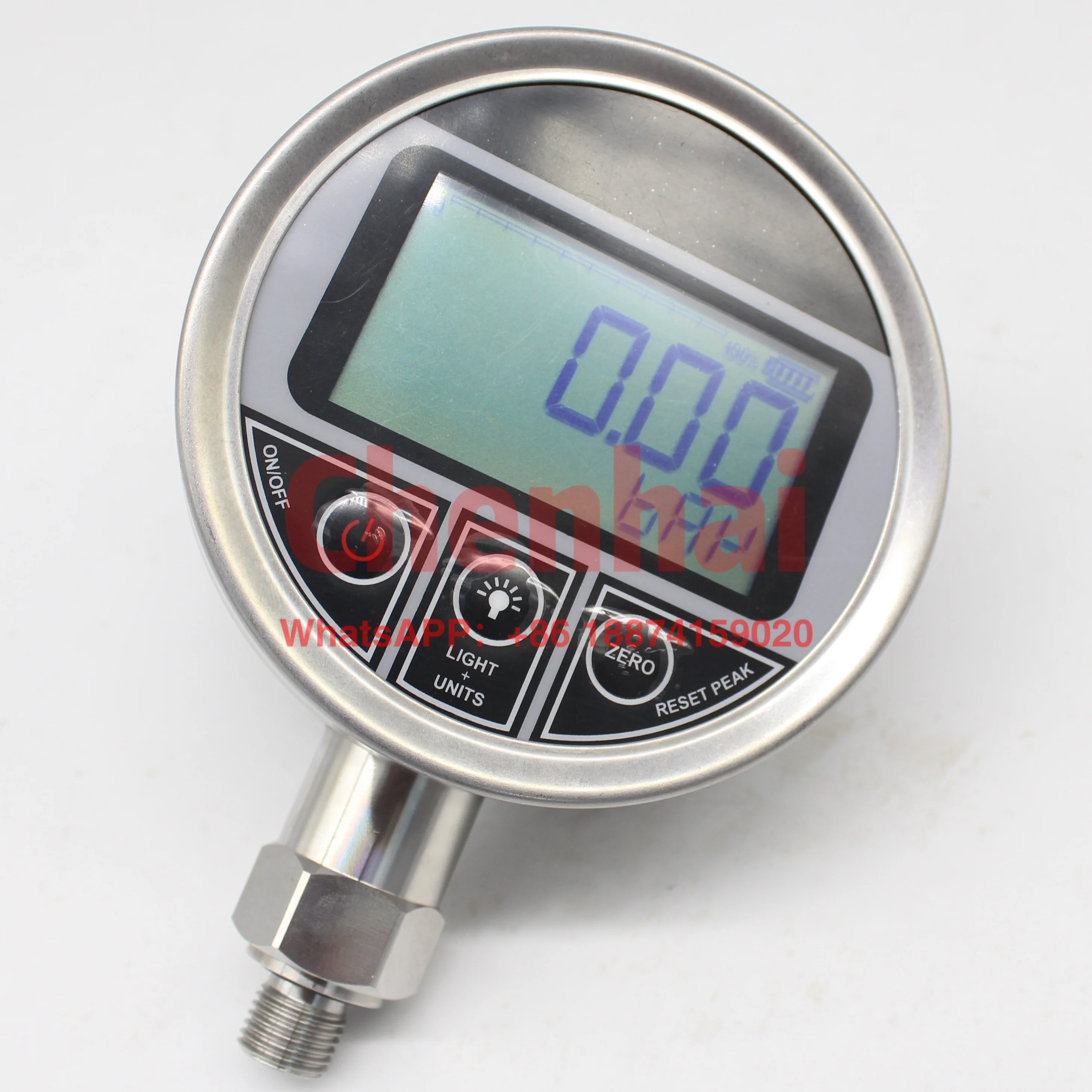 

High Accuracy Hydraulic Digital Pressure Gauge with Data Logger