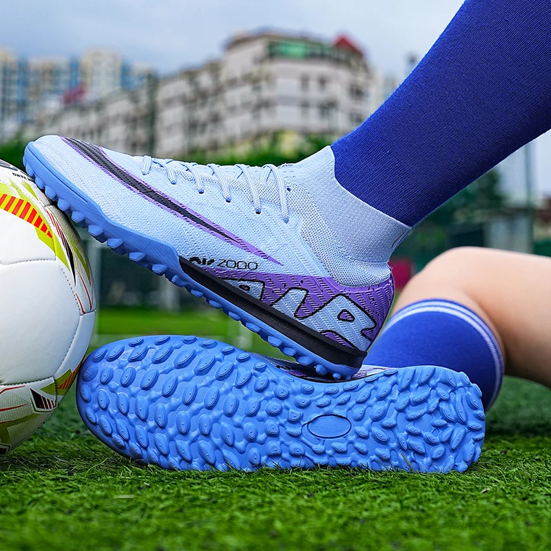 Men Soccer Shoes Long Spikes Outdoor Football Boots Training Adult Kids Sport Footwear Sneakers Non Slip Training Unisex football shoes