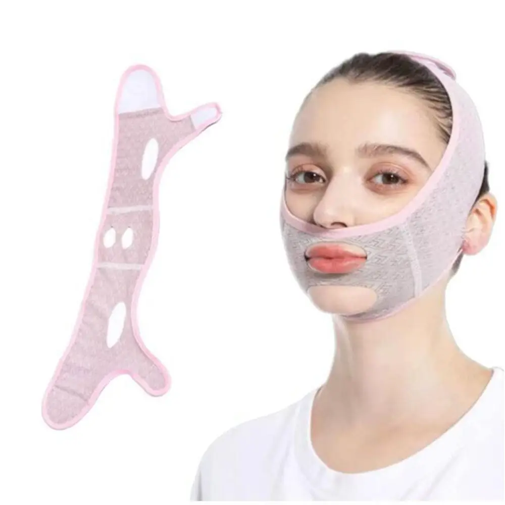 Riduttore Beauty Chin Up Mask Face Lifting Belt V Line Shaping Face Masks Face Sculpting Sleep Mask Cinturino Dimagrante Facciale