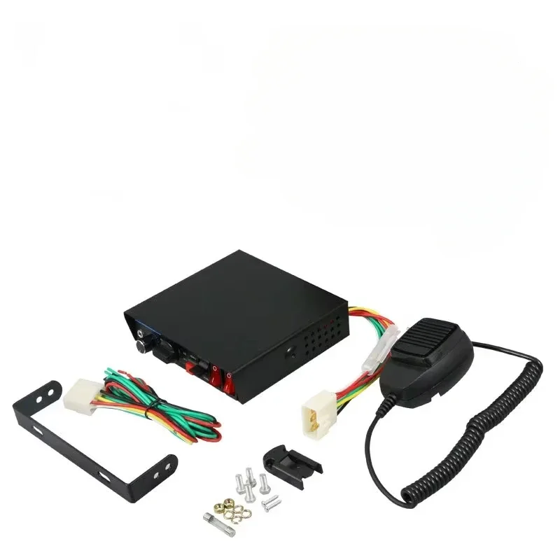 200W 신형 12V 24V 차량 알람 호스트(확성기 포함) 9음 차량 알람 경적