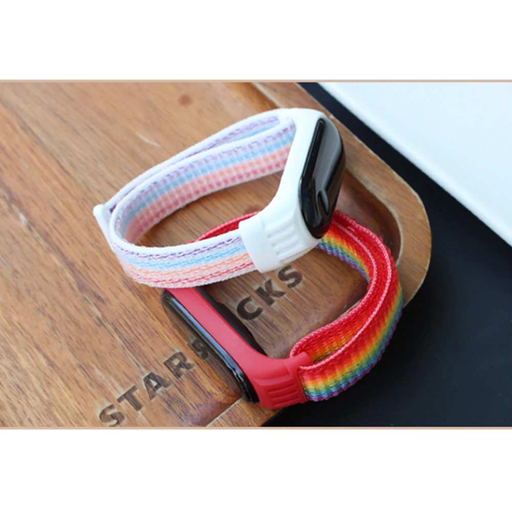 Nylon Sport Loop Smart Watch Bracelet Strap