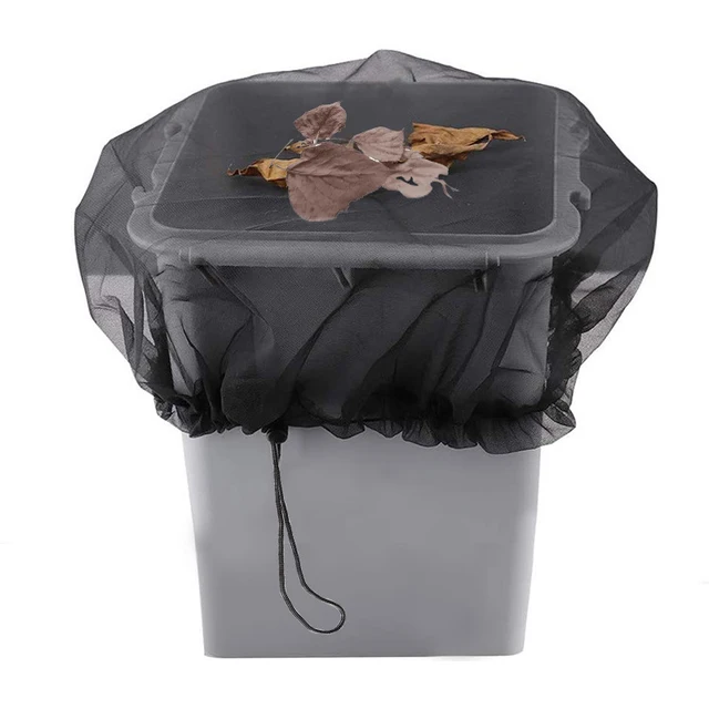 1Pc 60-80 Cm Hálóhálóhálón Háló Az Esőhordó Vízgyűjtéshez Vödör Esőcsepp Elleni Levelek Szűrő Nettó Vízvédelem