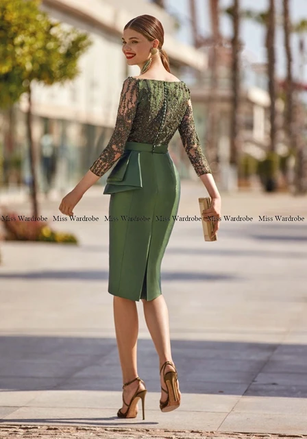 olive green mother of the bride dresses