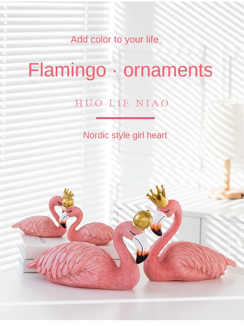 Couple Flamingo Ornament