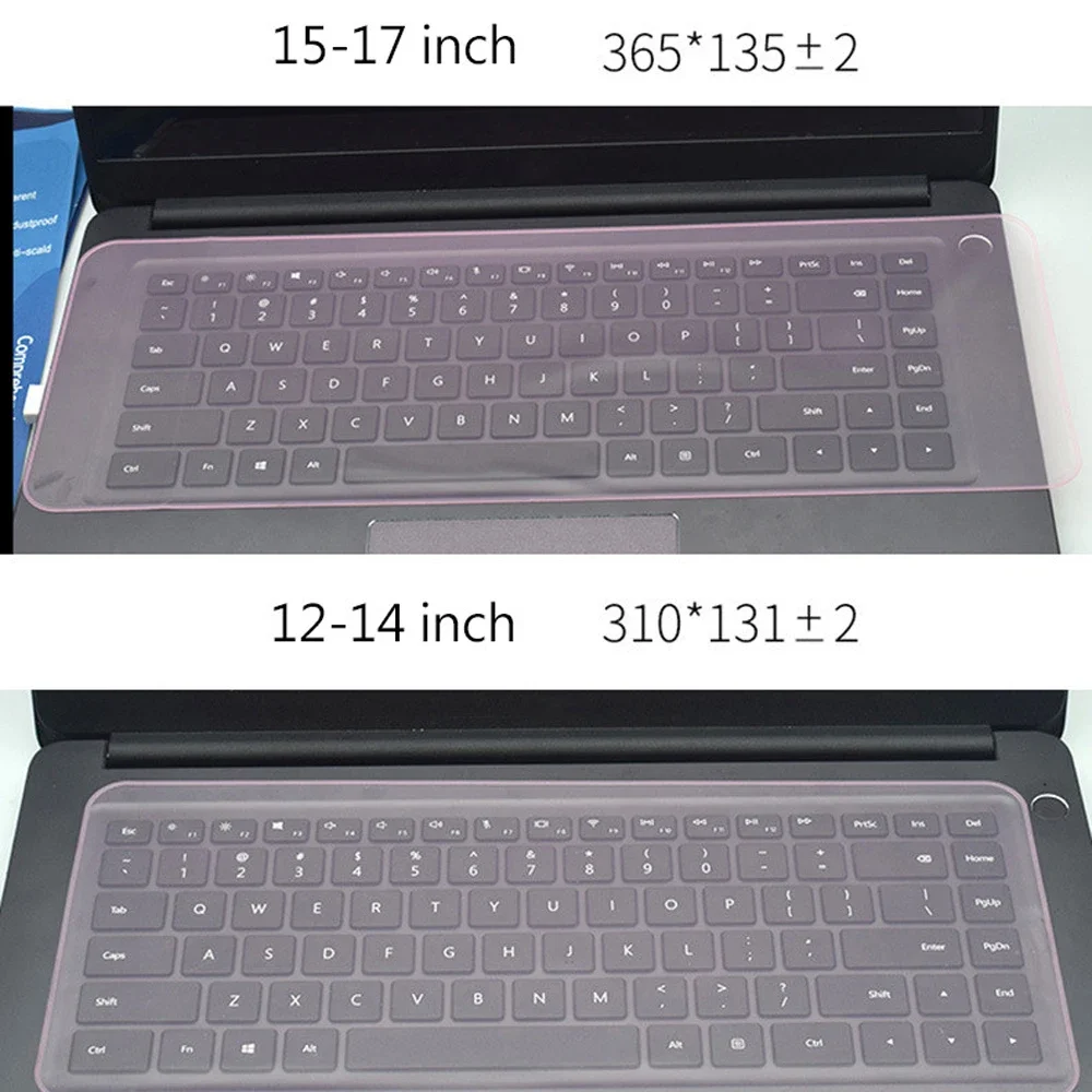 Laptop Soft Silicone Waterproof and Dustproof Keyboard Film Universal Laptop Keyboard Silicone Cover Dustproof Film