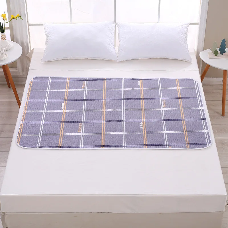 Baby Cartoon Waterproof Bed Protector Washable Pads Cotton Diaper Changing Mat Covers Dinosaur Plaid Diapering Toilet Training