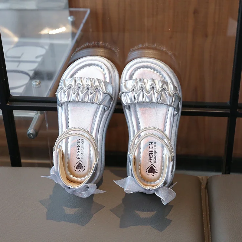 Girls Summer Lace High Top Sandals