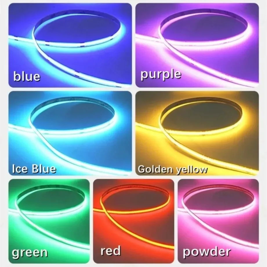 5V USB 3키 스위치 디밍 가능 COB LED 스트립 320LEDs/m 3000K 4000K 6000K 홈데코 캐비닛 램프용 플렉시블 리본 로프 LED 조명