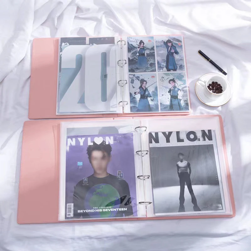 A4 Kpop Photocard Binder Sheets 1 2 3 4 6 8 9 10 Pocket Sleeve PVC Acid Free 4x6 Photo Album Refill Pages Postcard Sleeves 10&times;15
