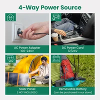 Alpicool EZGW 40L 50L 60L Автомобильный холодильник Портативный компрессор-кулер 12/24 В постоянного тока 100-240 В переменного тока Мини-холодильник с морозильной камерой для кемпинга, барбекю — изображение 6