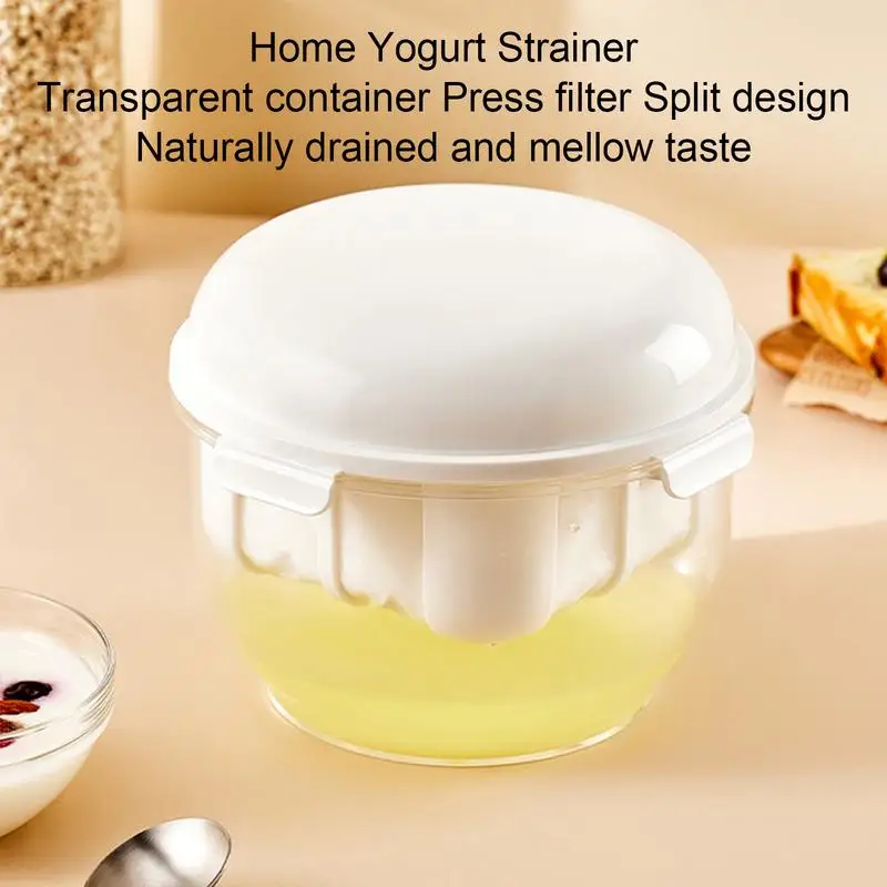 

Reusable Yogurt Whey Separator Homemade Detachable Fine Mesh Yogurt Strainer Durable Cheese Moisture Separator Maker For Kitchen