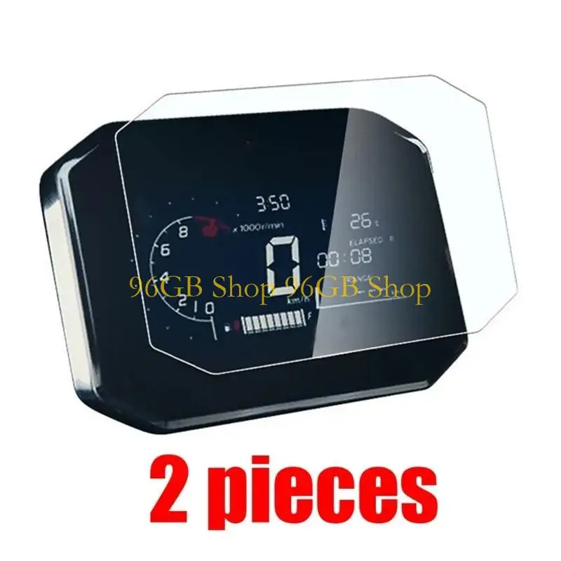 96GB 2pcs 투명 클러스터 디스플레이 필름 오토바이 악기 스크래치 방지 필름 ADV350 용 오토바이 액세서리