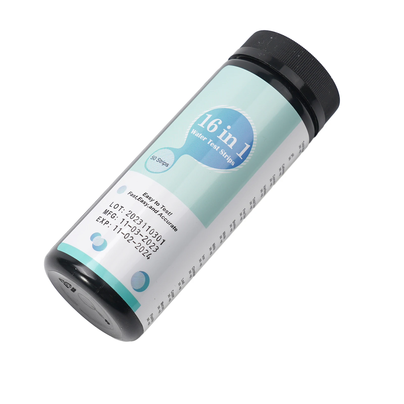 Water Quality Test Kit 16 In 1-Drinking Water Test Kit Strips / Home Water Quality Test Swimming Pool Spa / Water Strips Nitrate Nitrite PH Hardness