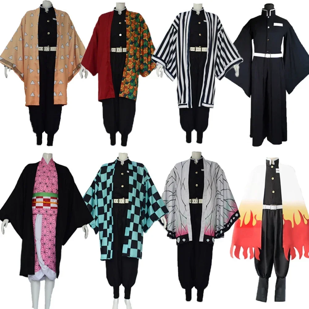 

Demon Slayer Cosplay Tanjiro Nezuko Cosplay Kids Shinobu Costume Japanese Anime Cartoon Halloween Costume Christmas Gifts