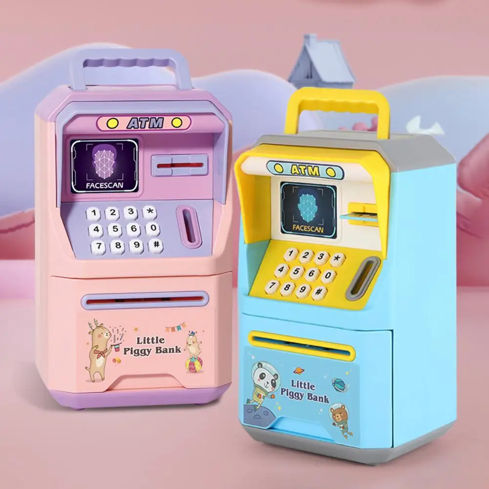 Piggy Bank Educational Toy Multifunctional Children Password Cartoon Money Box Christmas Gift
