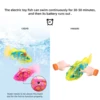 Children's electronic simulation toy fish, which can swim while taking a bath or playing in water, emits light and sways 5