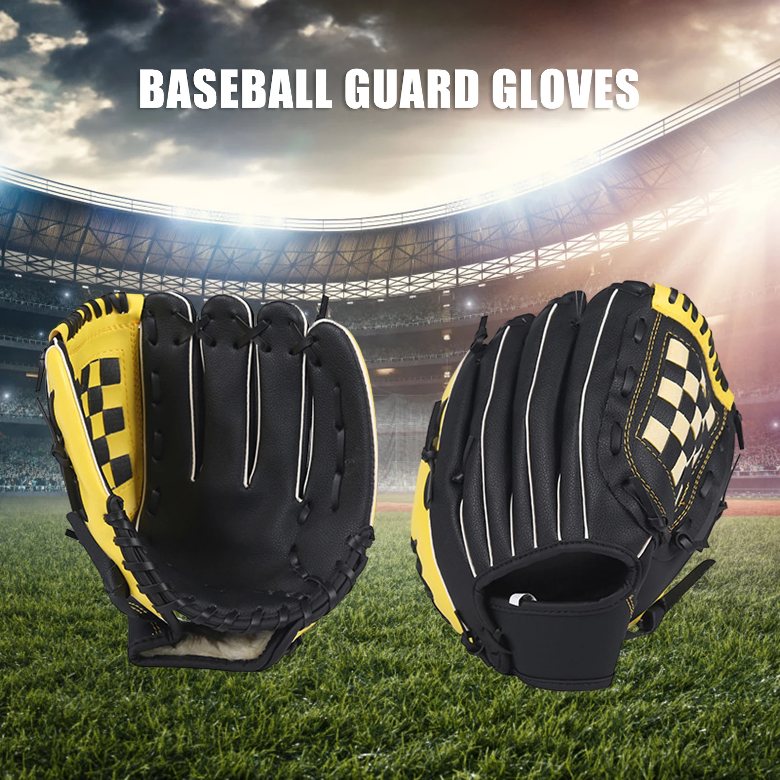 Outdoor Sport Baseball Glove PU Leather Batting Gloves Softball Practice Equipment Baseball Training Competition Glove For Kids
