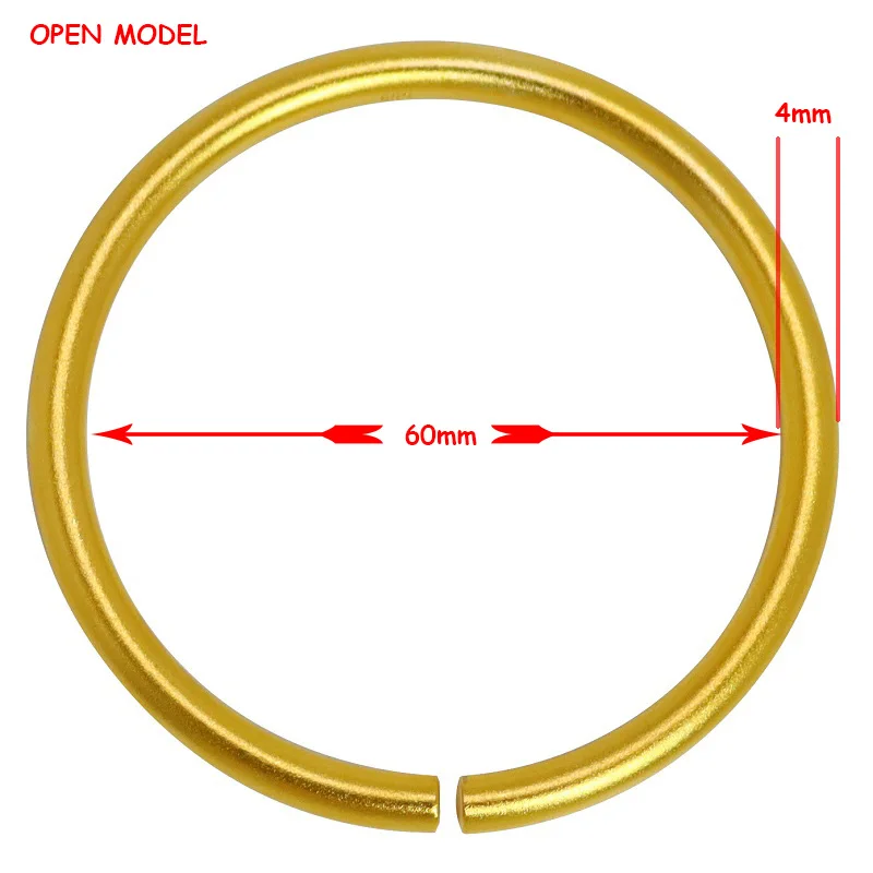 Fashion Metal Matt Surface Gold Plated Simulation Round Imitate Gold Jewelry Bangle Bracelet
