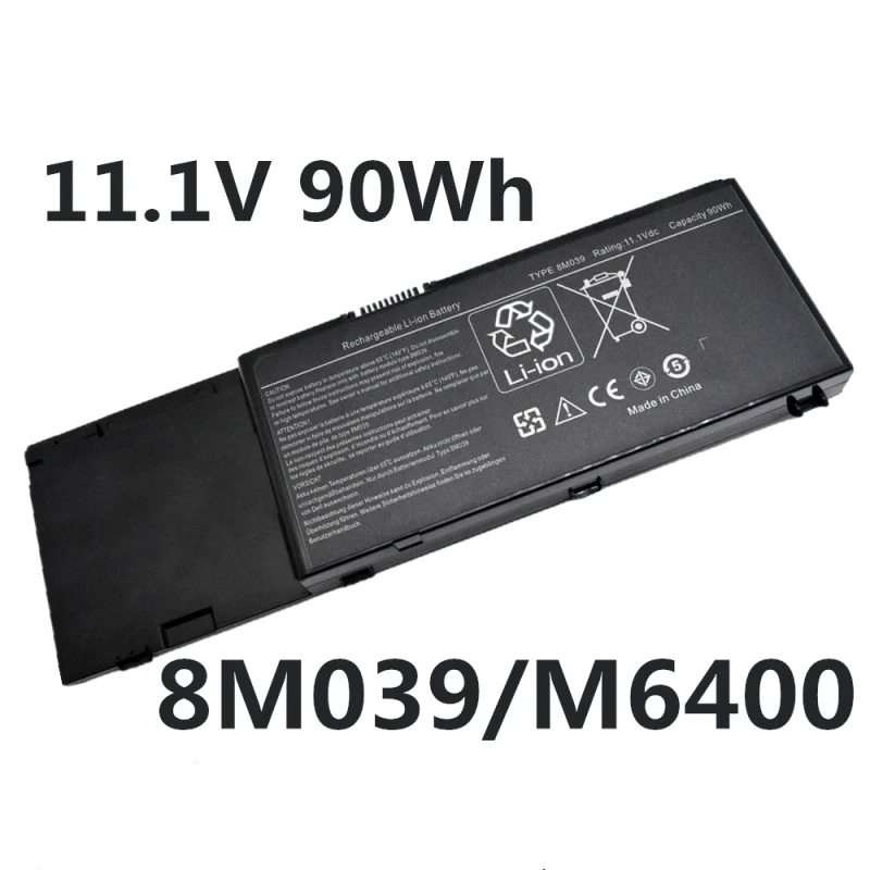 8M039 Laptop Battery For Dell Precision M2400 M4400 M6400 M6500 312