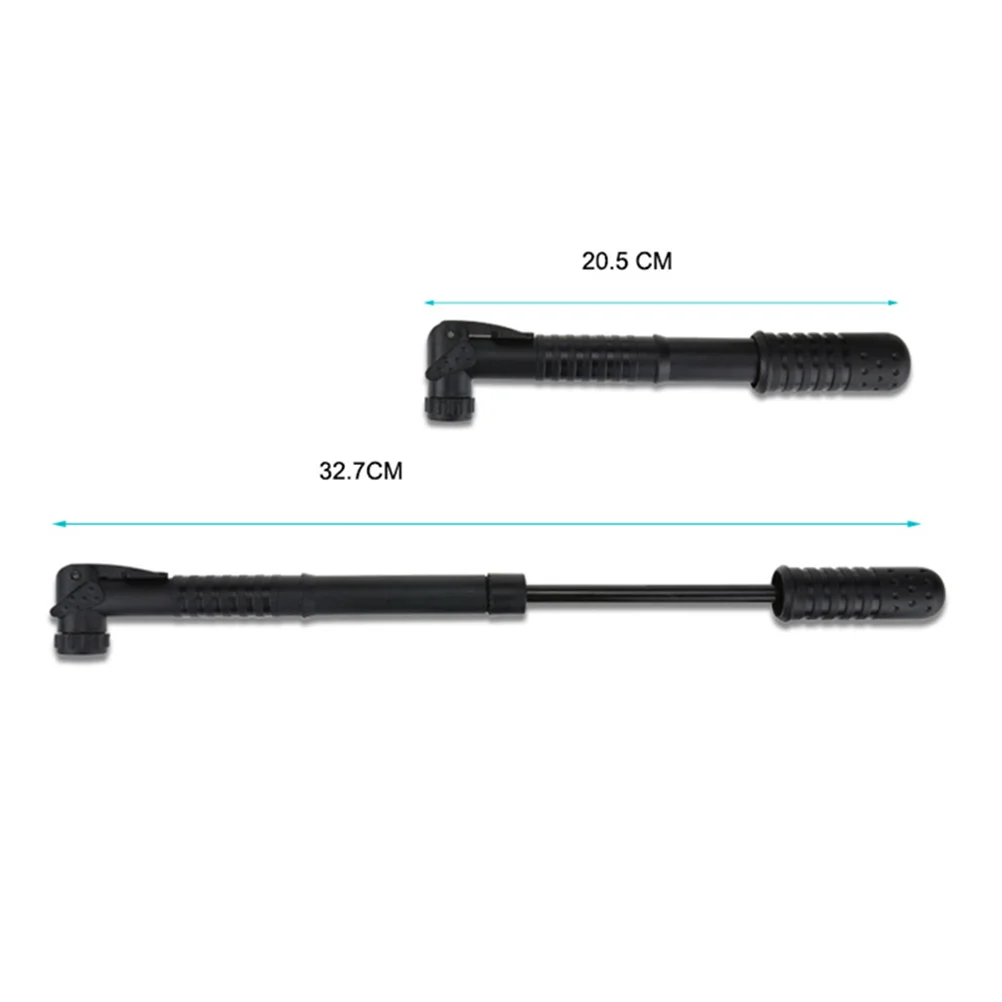 

Portable Bike Pump Hand Inflator for Bike with Air ( Black )