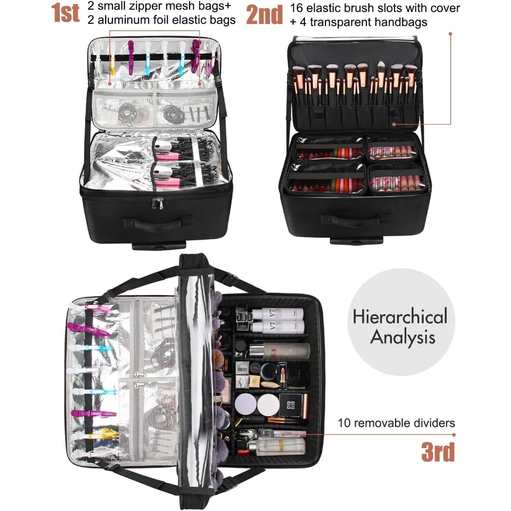 Extra large makeup case deals