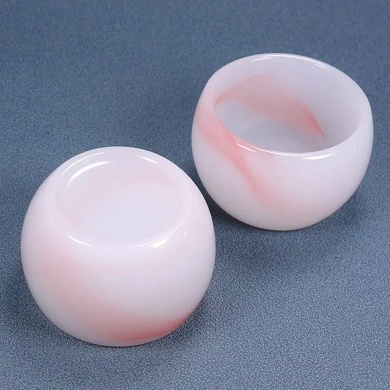 Natural Chicken Blood Jade Tea Cup Wine Kung Fu Set Health Preservation High Grade Water