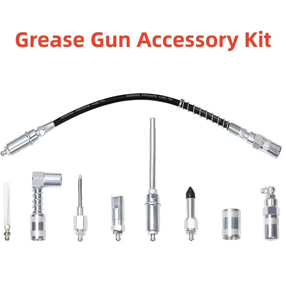 GreaseGunCouplers9PCSQuickConnectGreasingAccessoryKitwith