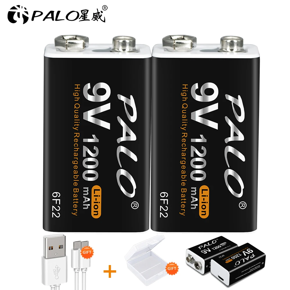 9V Rechargeable Battery Lithium Li-ion 9 Volt 6F22 Ni-MH Ni MH 9V Crown Battery for Multimeter KTV Microphone Metal Detector rechargeable lithium batteries,rechargeable nickel metal hydride batteries