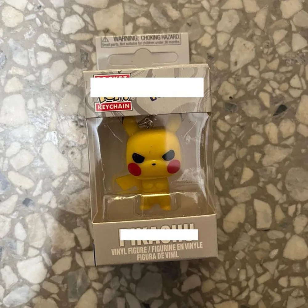 FUNKO Pocket Pokémon Keychain Cute Classic Dolls Mewtwo Pikachu Squirtle Backpack Pendant Collection Christmas Gifts Keychain 3