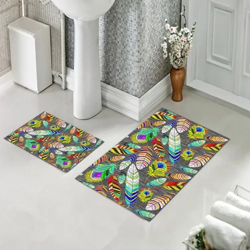 

Halıforum Bath Mat Dual Toilet Seat Pad Non-Slip Bottom Bhs-324