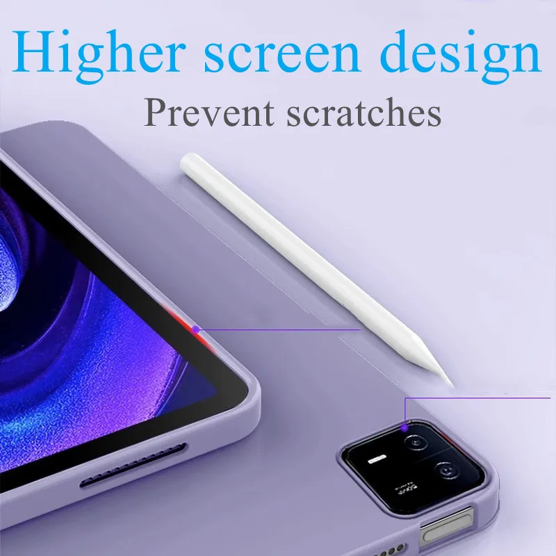 Xiaomi Pad 6 Pro 11 inch tablet case Case Auto Wake up and Sleep Silicone Cover Support Charging For Xiaomi