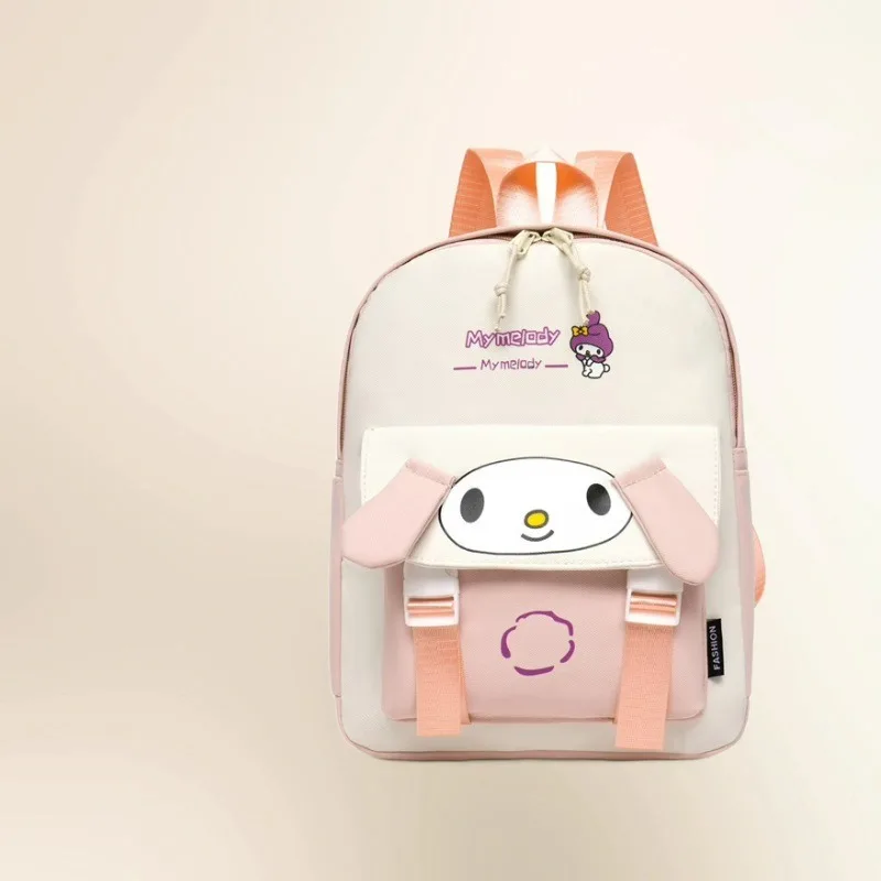 Sanrio Cartoon Melody Kuromi Cinnamoroll Cute Student Backpack School Bag Fashion Birthday Festival Gift 4