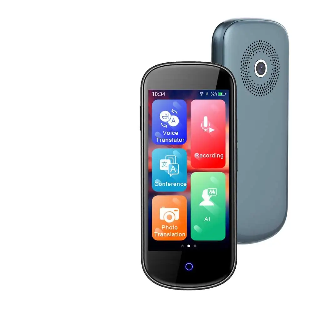 4G LTE Wifi Network 4 INCH V12 Translator Support MTK6739CPU RAM 1GB+ROM 8GB Android OS 7.1 Offline Translation IPS Screen voice translator language translator