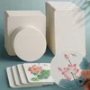 Professional Square/Round Watercolor Paper 300g Water Color Paper Postcard for Painting School Kids Sketching Draw 10-400 Sheets 2