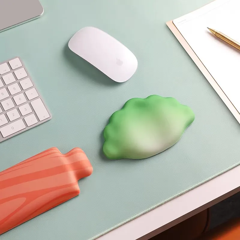 Dumpling Silicone Wrist Protector Mouse Pad Memory Foam Keyboard Hand Rest Support Cute Wrist Protector Mouse Pad