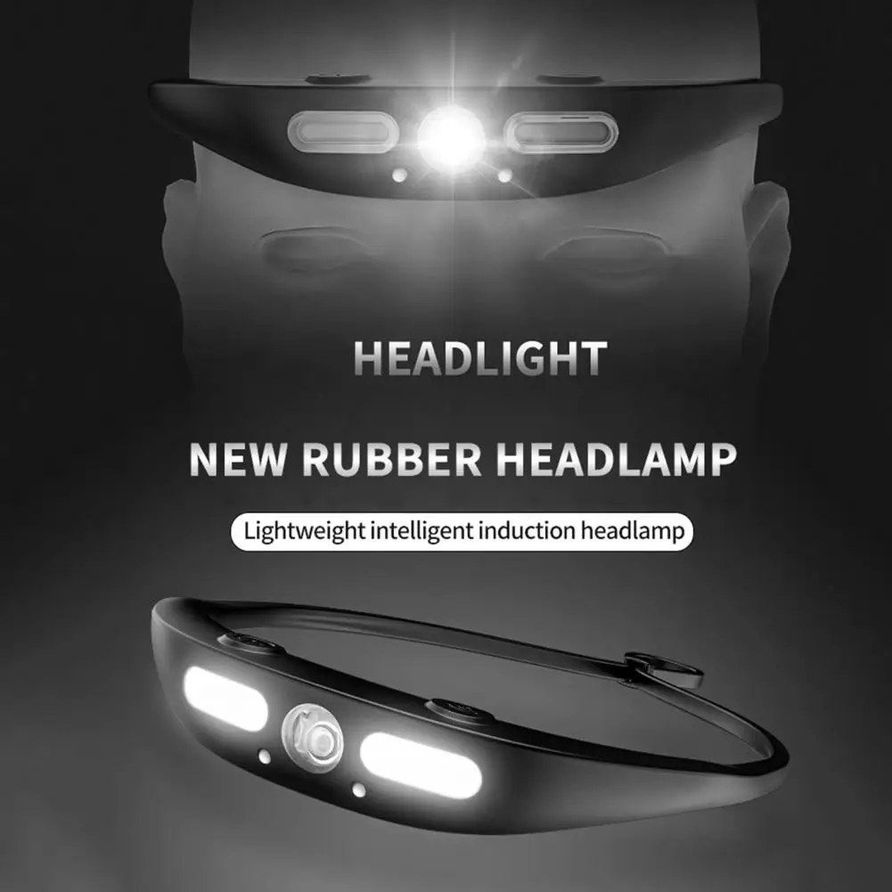 

Outdoor Headlamp Waterproof Headlight Ultralight Rechargeable Outdoor Led Headlamp with Motion Sensor Super Bright for Outdoor