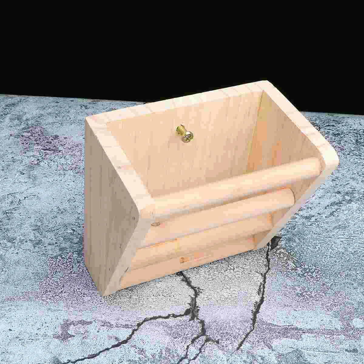 Wooden Hay Animal Feeder 2