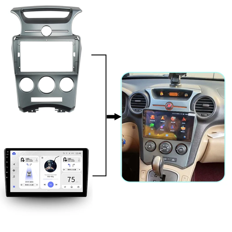 QSZN- ī 2007-2011 MC AC GPS г   ,   Ʈ ŰƮ ġ 2Din  9 ġ ڵ  þ