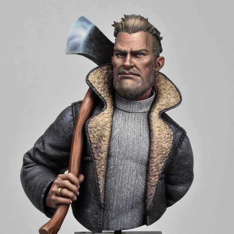 Figurine Buste 1:10 – Plongeur Ancien / Scaphandrier – Résine Non Peinte – Neuf