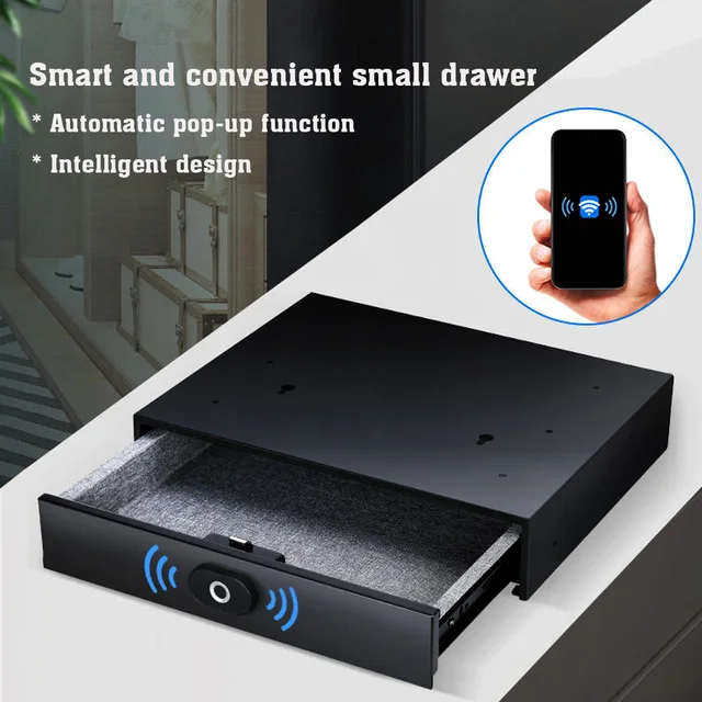 Safe Home Drawer Safe Hidden Safe With Fingerprint Identification Unlock Safe Smart Touch Safe 5