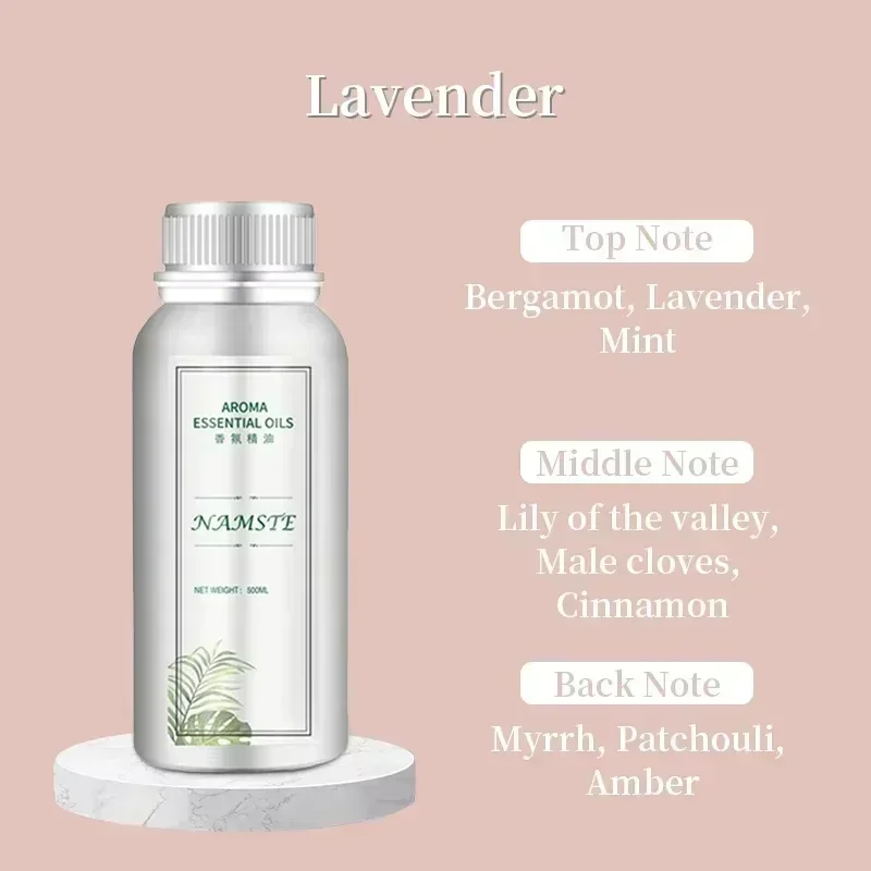 NAMSTE 500ML New Air Purifier Home Freshener Adapt for Aroma Diffuser Humidifier Smart Machine Frishener Perfume Essential Oils 14