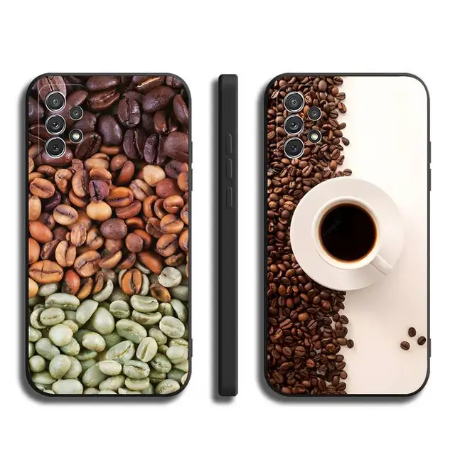 Coffee Beans Phone Case For Samsung Galaxy Note 20 10 Plus Ultraa Lite J5 A81 J7 2016 J6 J4 Pro Soft Cover