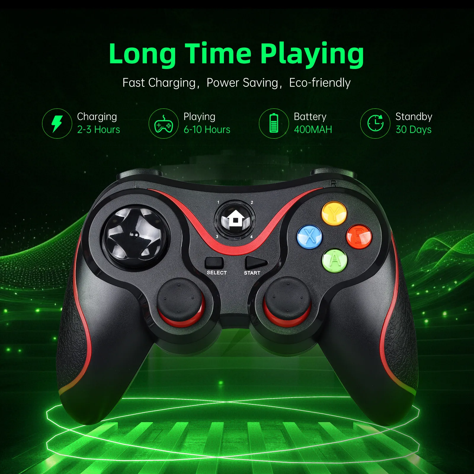 Wireless Bluetooth-Compatible Game Controller For Android Gamepad Controle PC Joystick For PS3/PS4/Switch Console Accessories