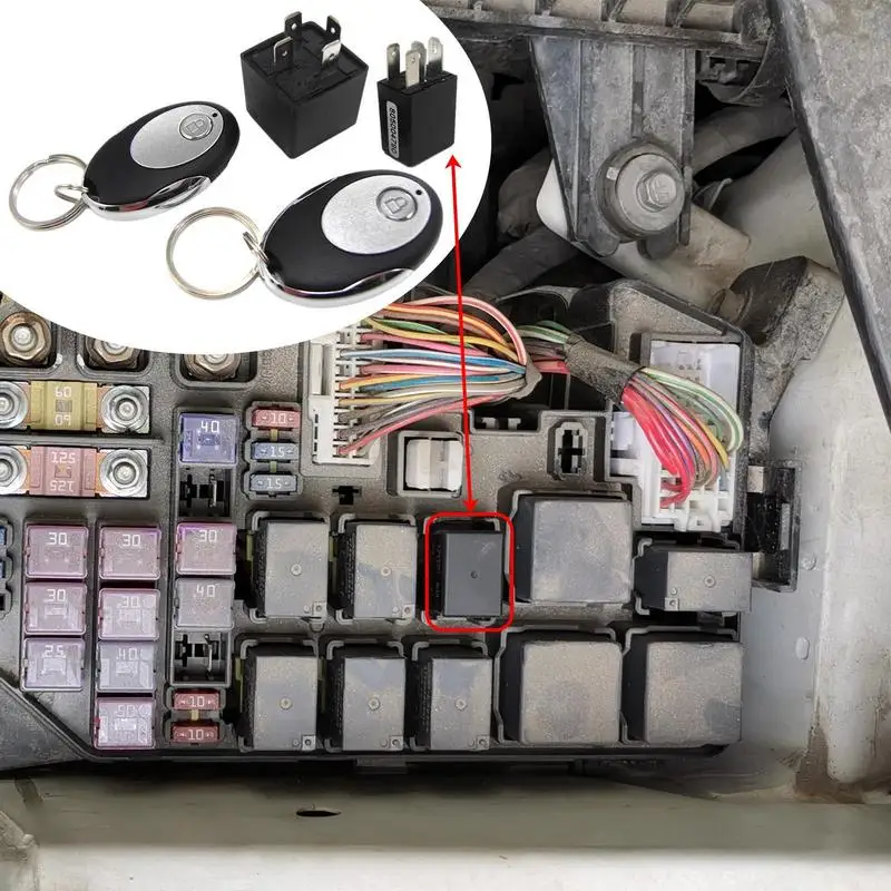 

Car Oil Pump Relay DC12V Car Intelligent Sensor Anti-Theft System Easy To Install Auto Replacement Accessories Suitable For