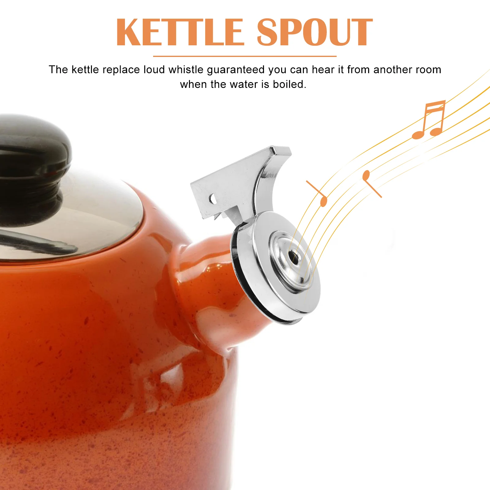 Beep Replacement Mouth Kettle Spout Nozzle Water Bottle Boiling Alarm Tea Whistling Parts Stainless Steel