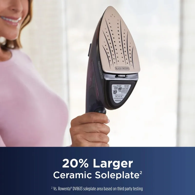 Press & Steam 2-in-1 Iron and Steamer, HGS500 6