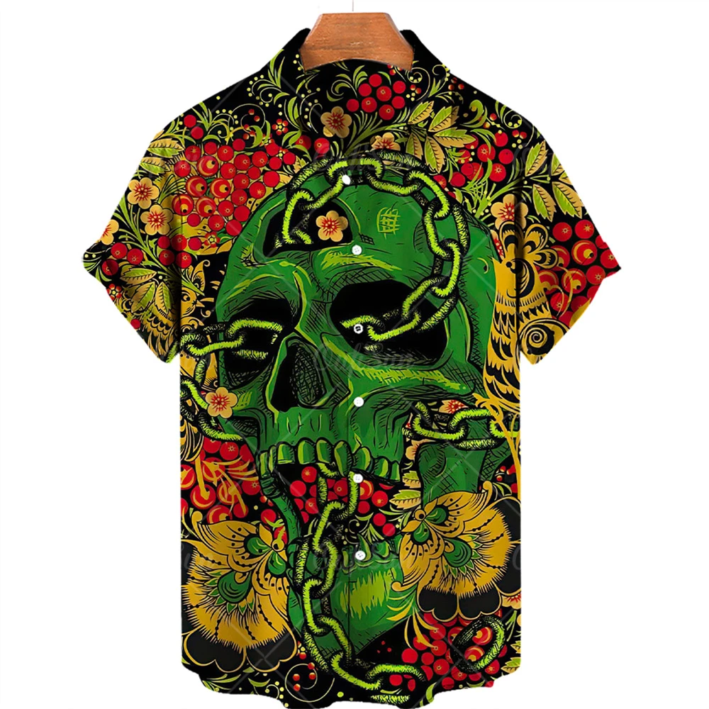 Men's Designer Hawaii Shirts Short Sleeve Collar Top Fashion Streetwear 3d Printed XS-5XL Hiphop Casual Vintage Clothing 6