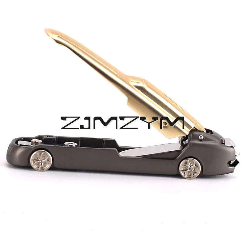 Stainless Steel Nail Trimmer Car Shaped Nail Clippers Set Large Home Clippers Splash-proof Flat Scissors Trimmer