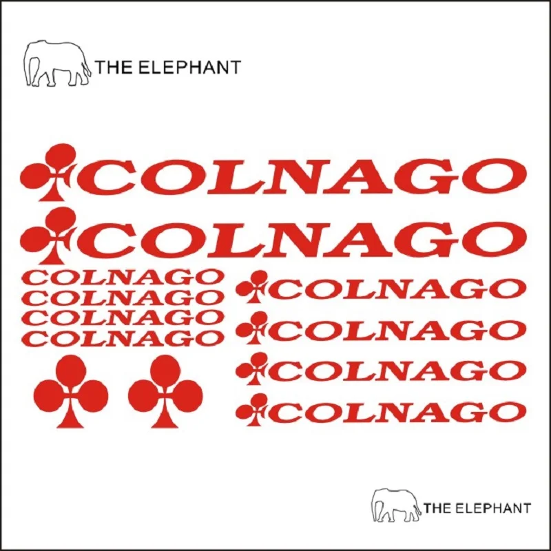 Colnago-ロードバイクフレーム用の高品質ステッカー,ビニールロゴ
