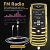 SERVO V5 PRO Exquisite Luxury Mobile Phone 2 SIM Speed Dial Blacklist Call Recording 2G Magic Voice Flashlight MP3/MP4 Cellphone 2